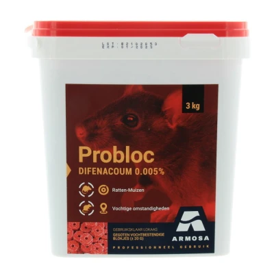 Afbeelding van Probloc muizen en rattengif blokken 3kg