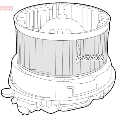 Afbeelding van DENSO DEA07007 Interieurventilator voor voertuigen met stuur links CITROËN: C3 Pluriel, I Hatchback