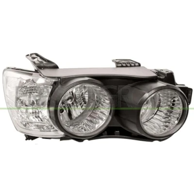 Afbeelding van PRASCO DW3284913 Koplampen rechts H7, H1 zwart Met regelmotor voor LWR CHEVROLET: Aveo Hatchback