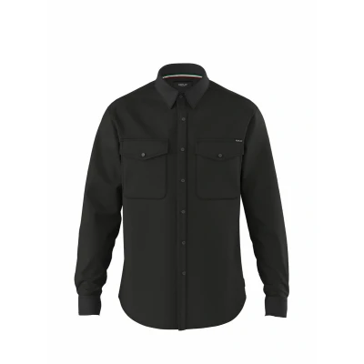 Afbeelding van Replay Shirt Overhemd, Heren, Maat: XXL, Black