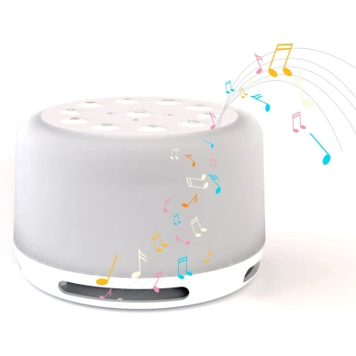Afbeelding van HoMedics Slaap Aura Bluetooth Speaker met Verlichting batterijduur tot wel 68 uur 3 Timer Settings 7 Kleuren voor elke gemoedstoestand White Noise 28 geluidsopties Slaaphulp