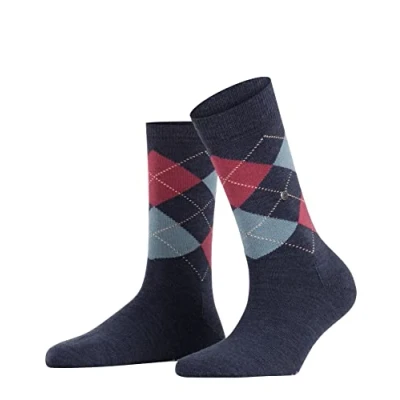 Afbeelding van Burlington Marylebone Onesize Sokken, Dames, Maat: 36 41, Dark blue mel