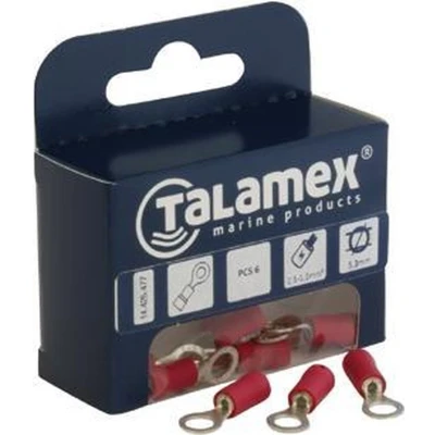 Afbeelding van Kabelschoen Ring 4mm Bl. (6)