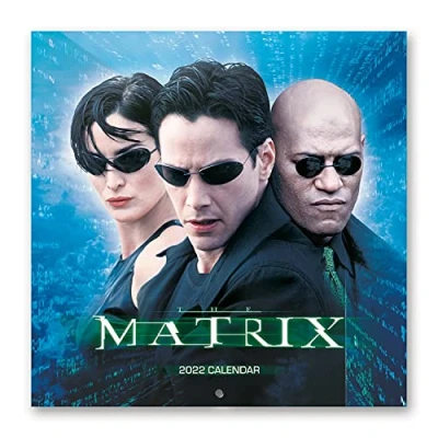 Afbeelding van Grupo Erik Wandkalender 2022 The Matrix 30 X Cm Blauw