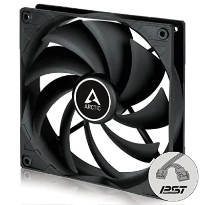 Afbeelding van Arctic F14 PWM PST CO Gehäuselüfter für Dauerbetrieb CPU koellichaam met ventilator Zwart (b x h d) 140 27 mm