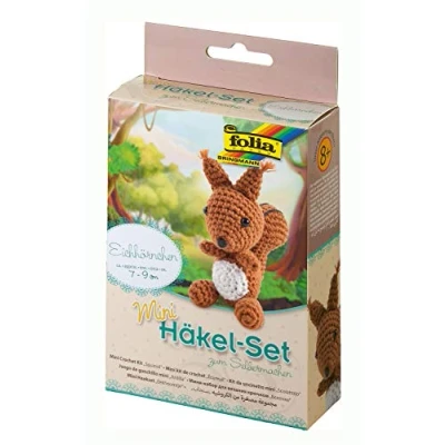 Afbeelding van Folia Mini Haakset Eekhoorn Knutselset