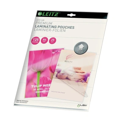 Image de Pochette de plastification UDT, A4, 125 microns, pack 25 Leitz