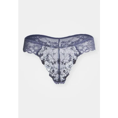 Afbeelding van Triumph dames Sensual Spotlight tanga van kant in de kleur Donkerblauw, maat: 36