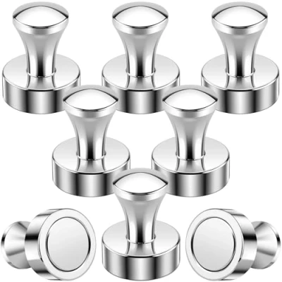 Afbeelding van Wukong Neodymium magneten, 8 stuks, 16 x 20 mm, voor whiteboard, prikbord, kaart, magneetbord, koelkast