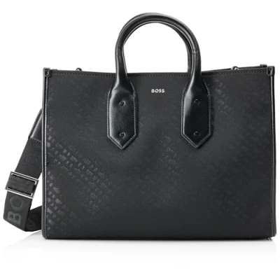 Afbeelding van BOSS Sandy Tote Bag M Zwart, Zwart