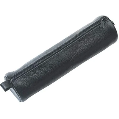 Afbeelding van Juscha Ju 43031 Pennenetui Alassio Echt Leer Zwart 21X6Cm
