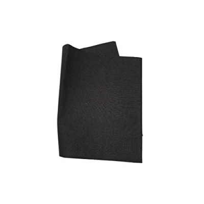 Afbeelding van Marbet Mb120.004 Katoen voor opstrijkbare stoffen kleding 40 x 15 cm zwart