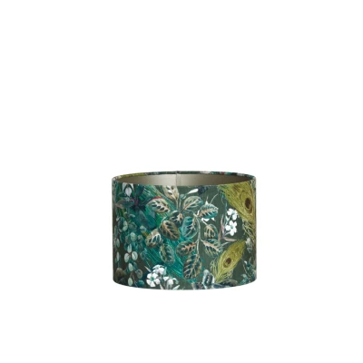 Afbeelding van Light&amp;living Kap cilinder 30 21 cm XENIA FLORA groen
