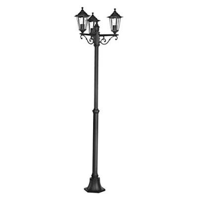 Afbeelding van EGLO Laterna 4 Sokkellamp Staande lamp Buiten E27 192 cm Zwart