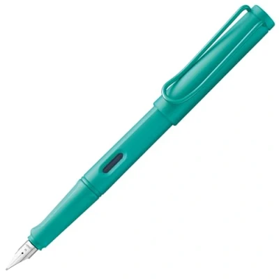 Afbeelding van Lamy Safari Moderne vulpen van robuust ABS kunststof met ergonomische handgreep en stalen veer T 10 inktpatroon blauw
