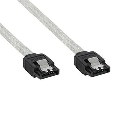 Afbeelding van SATA datakabel rond SATA600 6 Gbit/s / transparant 0,50 meter