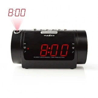 Afbeelding van Wekkerradio Nedis (Projectie, Dubbel alarm, Sluimerstand)