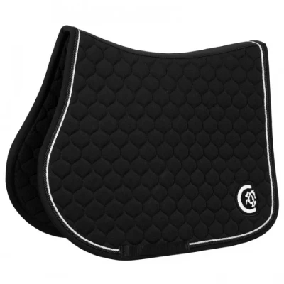 Afbeelding van Kentucky Horsewear Zadeldekje Onion Quilt 3D Logo Springen Zwart