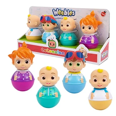 Image de Jouets à bascule Giochi Preziosi Weebles Cocomelon Coffret 4 personnages