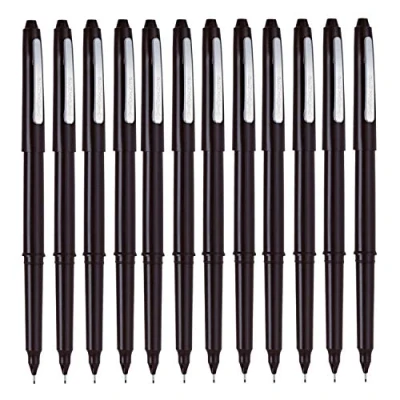Afbeelding van Helit H2512395 Fineliner The Penxacta viltstiften, lijndikte 0,5 mm, schrijfkleur, zwart, 12 stuks