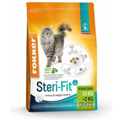 Afbeelding van Fokker Cat Steri Fit 10 + 2 kg