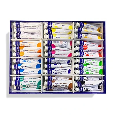 Afbeelding van Pelikan 108 tubes van 21 ml, 12 kleuren voor kinderen, wasbaar, hoge pigmentatie