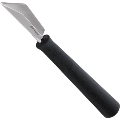 Afbeelding van Triangle Professioneel V Model Kerf en Decoreermesje RVS 14 cm Zwart