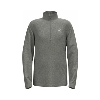 Afbeelding van Odlo Middenlaag Loopshirt Halve Rits BERRA Kinderen GRIJS Maat 152