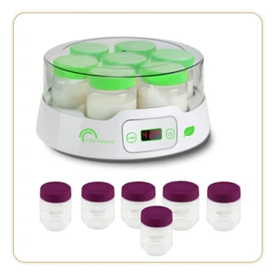 Image de Yaourtiere Little Balance Digital 7 Pots + 6 Additionnels