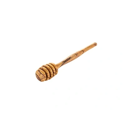 Afbeelding van APS 1019 Höniglöffel lepel olijf lengte: 15 cm olijfhout (elk stuk is uniek. Kleur en nerf kunnen variëren)