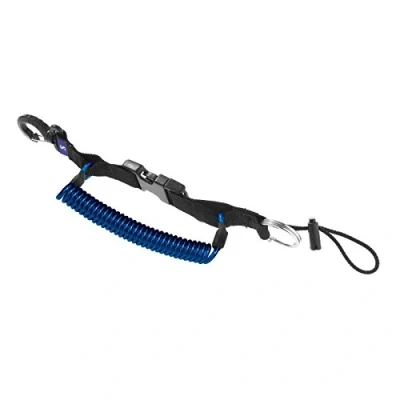 Afbeelding van Scubapro Spiraalkoord XL / 190cm Met Stalen Splitring
