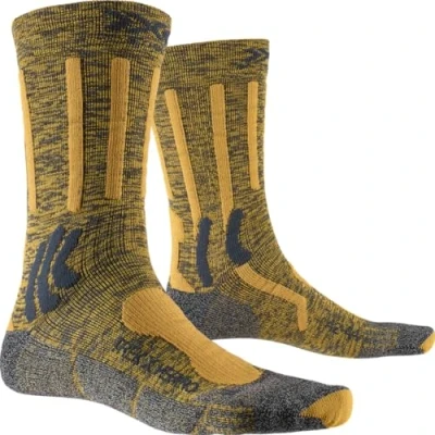 Afbeelding van X Socks Bionic Trek Merino sokken G194 houtskool maïs melange/grijs/zwart, 36
