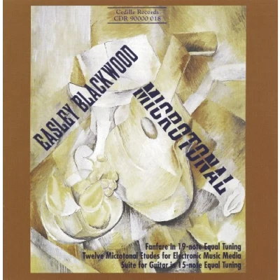 Afbeelding van Easley Blackwood, Jeffrey Gust Blackwood: Microtonal Compositions (CD)