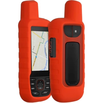 Afbeelding van kwmobile Hoesje geschikt voor Garmin GPSMAP 66i / 67i Beschermhoes handheld GPS Back cover in oranje