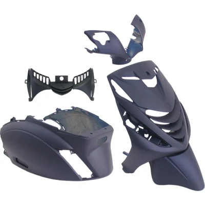 Afbeelding van Plaatset 5 delig Edge voor Piaggio Zip SP vanaf bouwjaar 2000 mat donkerblauw