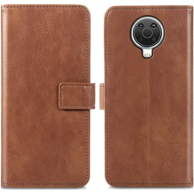 Afbeelding van iMoshion Hoesje Geschikt voor Nokia G20 / G10 Met Pasjeshouder Luxe Bookcase Bruin