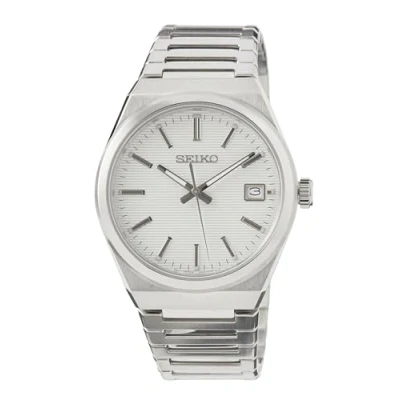 Afbeelding van Seiko heren Horloge SUR553P1 in de kleur Zilver