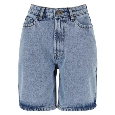 Afbeelding van Urban Classics Bermuda Jeansshort, Dames, Maat: XS, Tinted lightblue washed
