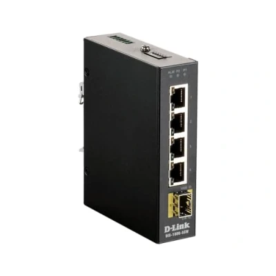 Afbeelding van D Link DIS 100G 5SW Netwerk switch RJ45/SFP 4 + 1 poorten