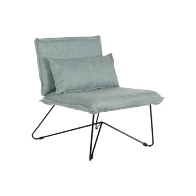 Afbeelding van Leunstoel Home ESPRIT Zwart Groen Metaal 66 x 78 75 cm