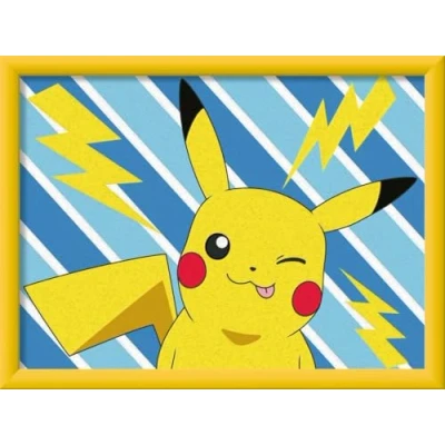 Afbeelding van Ravensburger CreArt Schilderen op nummer 25557 Pikachu vanaf 9 jaar