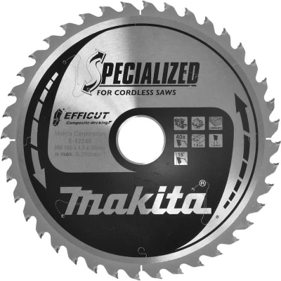 Afbeelding van Makita Hm Zaagblad Effi Compo 185X30x40t E 12170