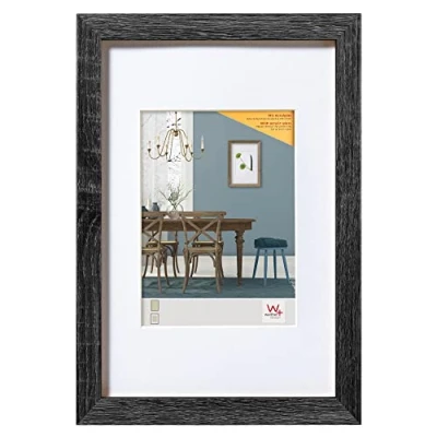 Afbeelding van walther Design Fiorito houten lijst 40x60 donkergrijs, acrylglas