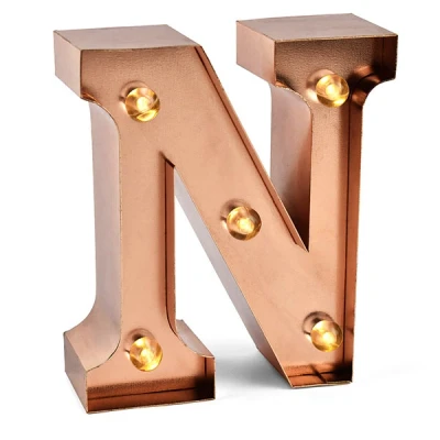 Afbeelding van Nachtlampje lichtletter N Legami