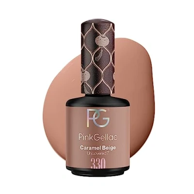 Afbeelding van Pink Gellac 330 Caramel Beige Gel Nagellak 15 Ml