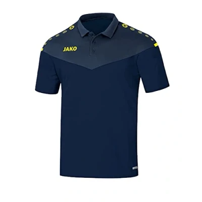 Afbeelding van JAKO Polo Champ 2.0 Marine/donkerblauw/fluogeel