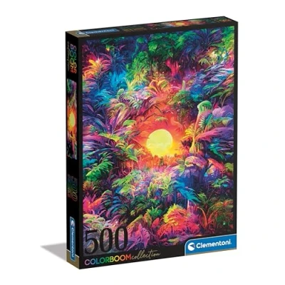Image de Clementoni 500p Colorboom Psychedelic Jungle 49 x 36 cm