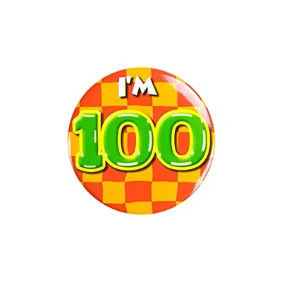 Afbeelding van Button klein I&#039;m 100