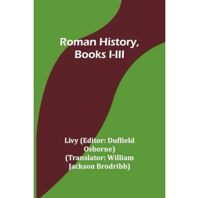 Afbeelding van Roman History, Books I III