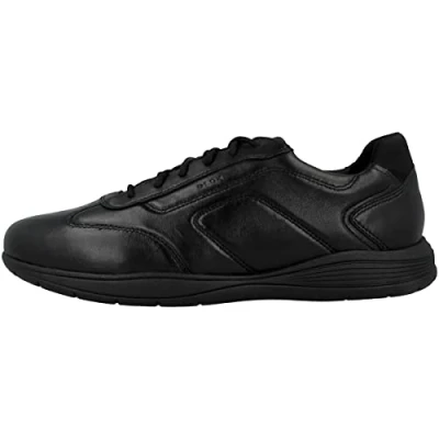 Afbeelding van Geox Sneakers laag black, Heren, Maat: 40, Black Leer